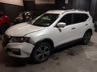 2019 Nissan Rogue SL with VIN 5N1AT2MV1KC827435, listed as a IAAI auction lot 41480759 with 55,842 mi miles. Bid and sale history available at carsss.com. Image 18.