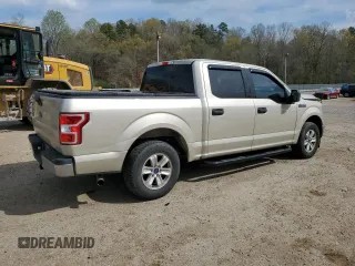 2018 Ford F-150 XL with VIN 1FTEW1CP7JFC86673, listed as a Copart auction lot 50733945 with 103,187 mi miles and Salvage Title. Bid and sale history available at carsss.com. Image 3.