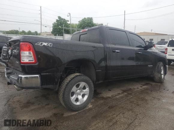 2019 Ram 1500 Big Horn z VIN 1C6SRFFT7KN854273, wystawiony jako Copart lot #48155855 z przebiegiem 92 660 mil mil oraz Szkoda całkowita • Salvage title. Historia ofert i sprzedaży dostępna na DreamBid. Obrazek 3.