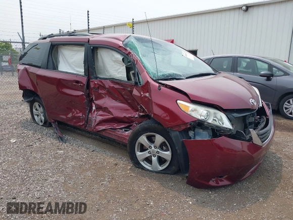 2012 Toyota Sienna LE AAS with VIN 5TDKK3DC1CS213064, listed as a IAAI auction lot 42414677 with 63,699 mi miles and . Bid and sale history available at DreamBid. Image 1.