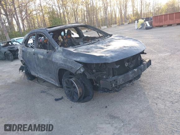 2021 Lexus RX with VIN 2T2HZMDA2MC287318, listed as a IAAI auction lot 42049739 with Not Provided miles. Bid and sale history available at carsss.com. Image 1.