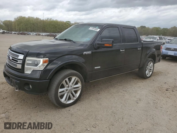 2013 Ford F-150 XL with VIN 1FTFW1ET9DFC42273, listed as a Copart auction lot 51584985 with 172,854 mi miles and Salvage Title. Bid and sale history available at carsss.com. Image 1.
