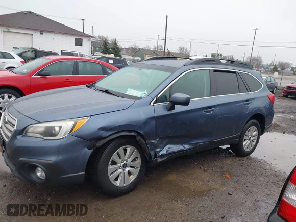 2016 Subaru Outback 2.5i Premium with VIN 4S4BSACC7G3282124, listed as a IAAI auction lot 42021614 with 123,116 mi miles. Bid and sale history available at carsss.com. Image 14.