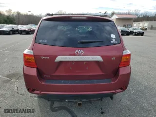 2008 Toyota Highlander with VIN JTEDS41A282014634, listed as a Copart auction lot 48863365 with 187,431 mi miles and Salvage Title. Bid and sale history available at carsss.com. Image 6.