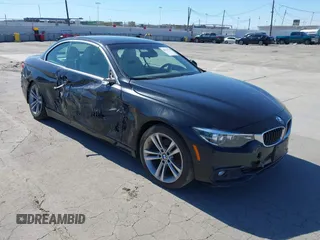 2019 BMW 4 Series 430i z VIN WBA4Z1C54KEE51491, wystawiony jako IAAI lot #42711932 z przebiegiem 23 135 mil mil oraz . Historia ofert i sprzedaży dostępna na DreamBid. Obrazek 1.