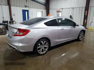 2012 Honda Civic Si with VIN 2HGFG4A52CH708436, listed as a Copart auction lot 57278025 with 170,521 mi miles and Salvage title. Bid and sale history available at DreamBid. Image 3.