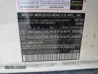 2009 Mercedes-Benz M 3.5L with VIN 4JGBB56E39A528248, listed as a Copart auction lot 51849345 with 160,169 mi miles and Salvage Title. Bid and sale history available at carsss.com. Image 15.