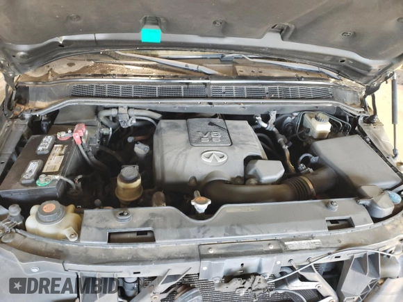 2010 Infiniti QX56 with VIN 5N3ZA0NE9AN905045, listed as a Copart auction lot 41465984 with 144,234 mi miles and Salvage Title. Bid and sale history available at carsss.com. Image 12.