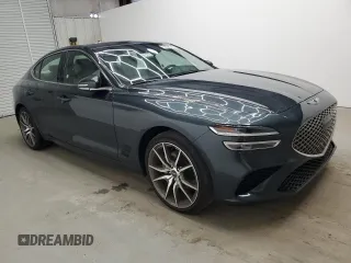 2023 Genesis G70 2.0T with VIN KMTG34TA1PU126969, listed as a Copart auction lot 65612834 with 37,359 mi miles and Salvage Title. Bid and sale history available at DreamBid. Image 4.
