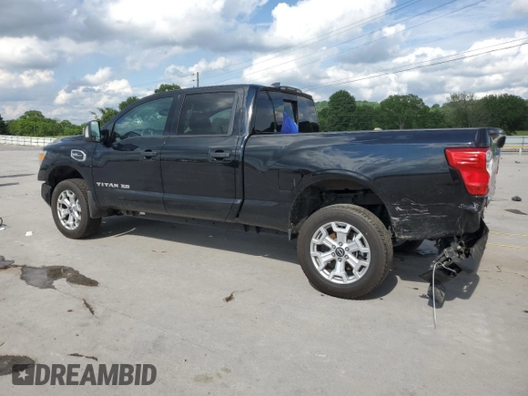 2024 Nissan Titan SV with VIN 1N6AA1FB4RN118355, listed as a Copart auction lot 57669095 with 2,861 mi miles and Salvage title. Bid and sale history available at DreamBid. Image 2.