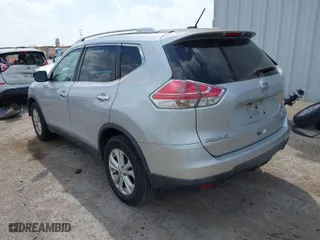 2016 Nissan Rogue SV with VIN KNMAT2MT1GP720050, listed as a IAAI auction lot 41871747 with 125,558 mi miles. Bid and sale history available at carsss.com. Image 3.