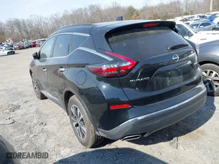 2023 Nissan Murano SV with VIN 5N1AZ2BS0PC132250, listed as a IAAI auction lot 41681155 with 45,067 mi miles. Bid and sale history available at carsss.com. Image 3.