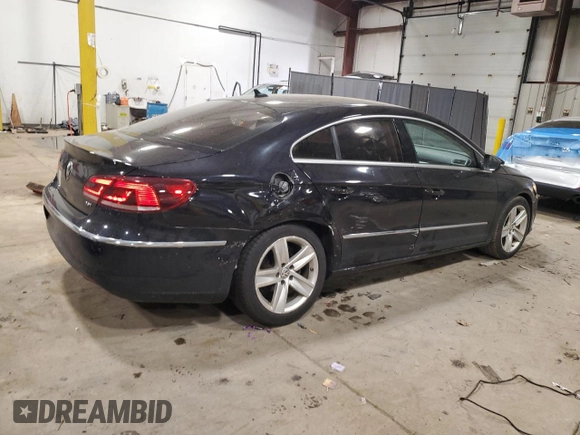 2014 Volkswagen CC Sport with VIN WVWBP7AN4EE537603, listed as a Copart auction lot 65530194 with 173,835 mi miles and Salvage Title. Bid and sale history available at carsss.com. Image 3.