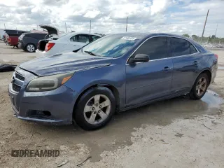 2013 Chevrolet Malibu LS with VIN 1G11B5SA5DF192495, listed as a Copart auction lot 47100155 with 129,514 mi miles and Clean Title. Bid and sale history available at DreamBid. Image 1.