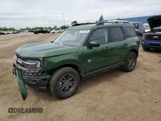 2024 Ford Bronco Sport Big Bend with VIN 3FMCR9B60RRE76153, listed as a Copart auction lot 57972725 with 3,021 mi miles and Clean title. Bid and sale history available at DreamBid. Image 1.