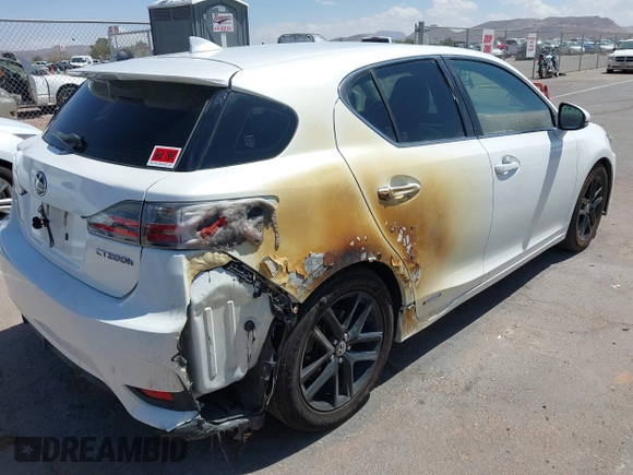 2015 Lexus CT 200h with VIN JTHKD5BH2F2232110, listed as a IAAI auction lot 42168907 with 89,056 mi miles and . Bid and sale history available at DreamBid. Image 4.