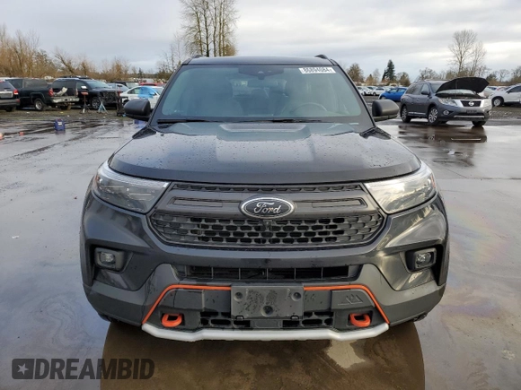2022 Ford Explorer Timberline with VIN 1FMSK8JH7NGA10959, listed as a Copart auction lot 86894084 with 46,038 mi miles and Salvage Title. Bid and sale history available at carsss.com. Image 5.