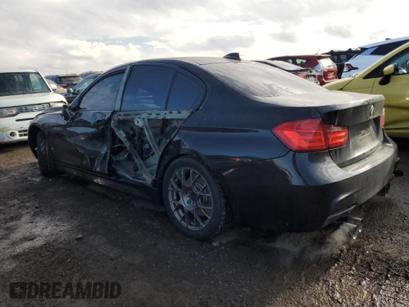 2014 BMW 3 Series 335i with VIN WBA3A9G51ENS65503, listed as a Copart auction lot 43680255 with 83,685 mi miles and Salvage Title. Bid and sale history available at carsss.com. Image 2.