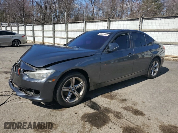 2013 BMW 3 Series 328i xDrive with VIN WBA3B5C55DJ598675, listed as a Copart auction lot 46996335 with 106,825 mi miles and Clean Title. Bid and sale history available at carsss.com. Image 1.