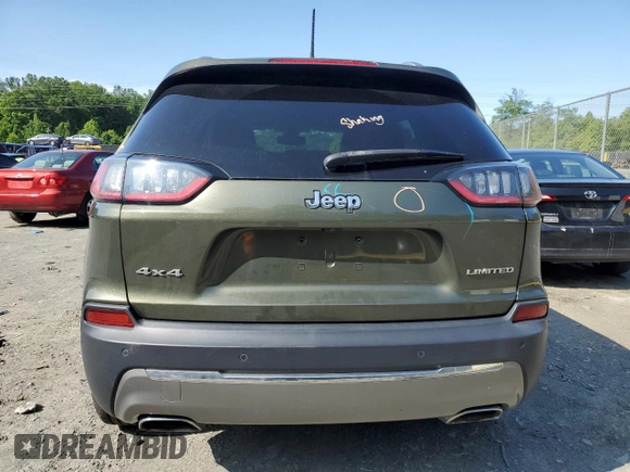 2020 Jeep Cherokee Limited with VIN 1C4PJMDX1LD587767, listed as a Copart auction lot 58844045 with 97,089 mi miles and Salvage title. Bid and sale history available at DreamBid. Image 6.