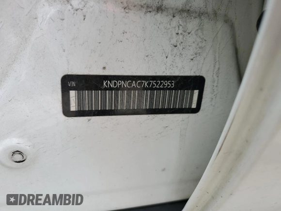 2019 Kia Sportage EX z VIN KNDPNCAC7K7522953, wystawiony jako Copart lot #54906835 z przebiegiem 128 011 mil mil oraz Szkoda całkowita • Salvage title. Historia ofert i sprzedaży dostępna na DreamBid. Obrazek 13.