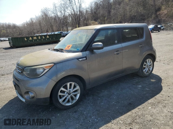2018 Kia Soul + with VIN KNDJP3A57J7523472, listed as a Copart auction lot 53054895 with 41,573 mi miles and Clean Title. Bid and sale history available at carsss.com. Image 1.