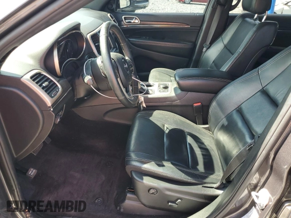 2017 Jeep Grand Cherokee Limited 75th Anniversary with VIN 1C4RJFBT0HC781742, listed as a Copart auction lot 55928265 with 122,277 mi miles and Salvage title. Bid and sale history available at DreamBid. Image 7.