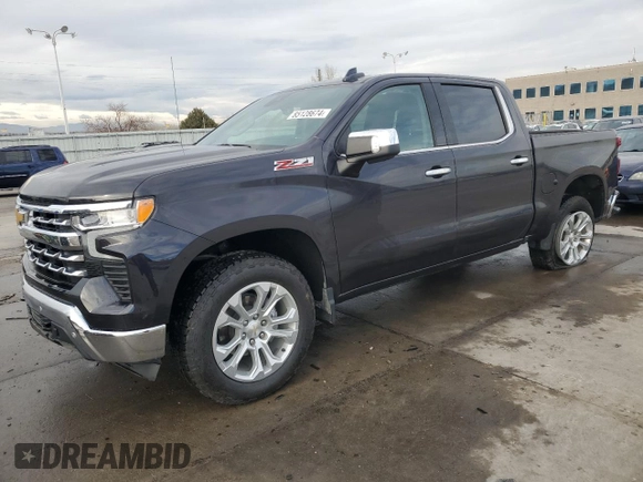 2024 Chevrolet Silverado 1500 LTZ with VIN 2GCUDGED2R1190704, listed as a Copart auction lot 85128674 with 13,402 mi miles and Salvage Title. Bid and sale history available at DreamBid. Image 1.