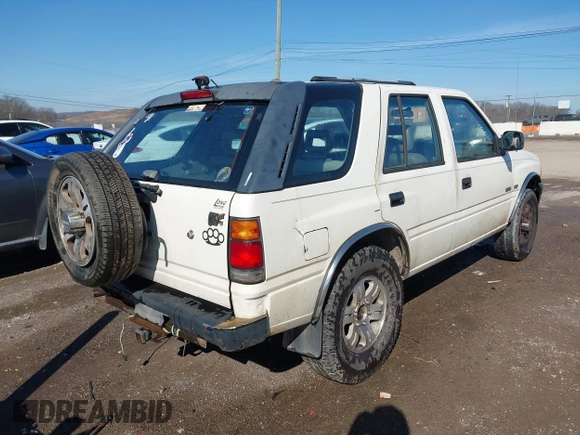 1997 Isuzu Rodeo z VIN 4S2CK58V2V4300048, wystawiony jako IAAI lot #41446738 z przebiegiem 195 609 mil mil oraz . Historia ofert i sprzedaży dostępna na DreamBid. Obrazek 4.