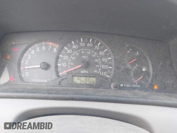 2006 Toyota Corolla CE with VIN JTDBR32E260059410, listed as a IAAI auction lot 42606319 with 243,756 mi miles and . Bid and sale history available at DreamBid. Image 7.