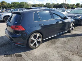 2015 Volkswagen Golf GTI Autobahn with VIN 3VW4T7AU4FM064628, listed as a Copart auction lot 74144834 with 0 mi miles and Salvage Title. Bid and sale history available at carsss.com. Image 3.