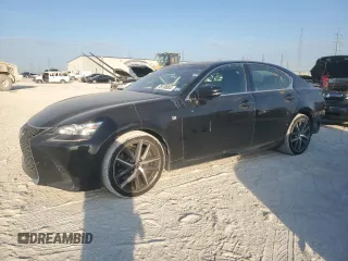 2018 Lexus GS with VIN JTHBZ1BL4JA015896, listed as a Copart auction lot 76130004 with 48,454 mi miles and Salvage Title. Bid and sale history available at carsss.com. Image 1.