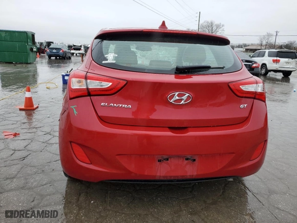 2014 Hyundai Elantra GT with VIN KMHD35LH5EU211892, listed as a Copart auction lot 44451145 with 51,676 mi miles and Salvage Title. Bid and sale history available at carsss.com. Image 6.