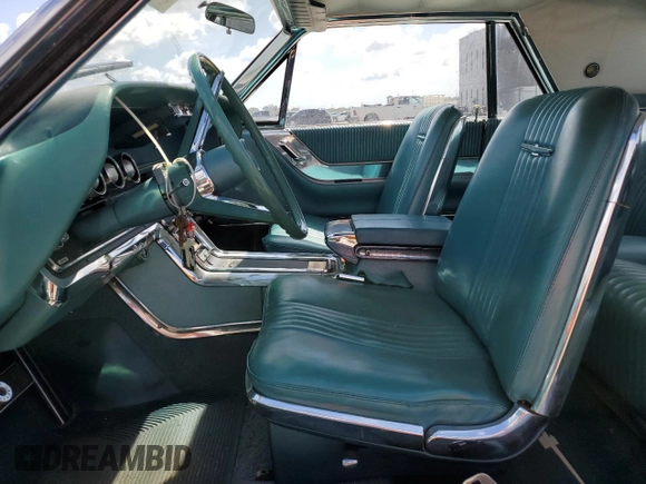 1965 Ford Thunderbird with VIN 5Y83Z168315, listed as a Copart auction lot 67910134 with 60,274 mi miles and Clean Title. Bid and sale history available at DreamBid. Image 7.