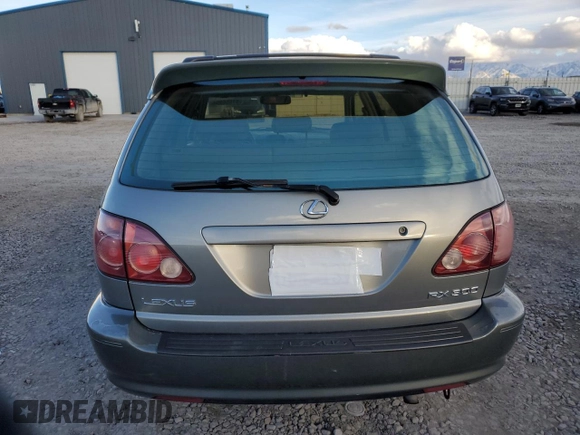 2000 Lexus RX 300 with VIN JT6HF10U4Y0121370, listed as a Copart auction lot 81556954 with 227,842 mi miles and Salvage Title. Bid and sale history available at carsss.com. Image 6.
