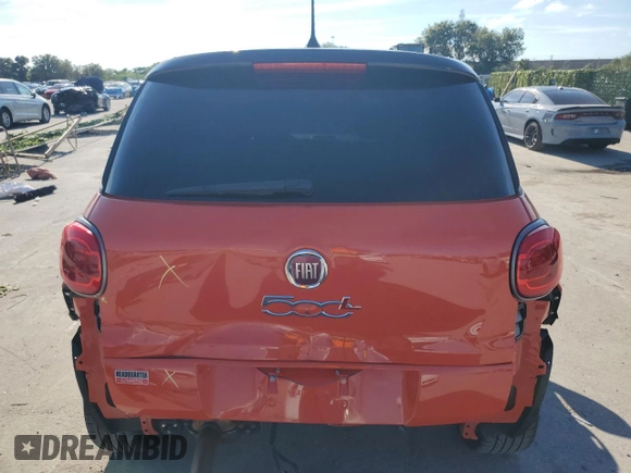2019 FIAT 500L Trekking with VIN ZFBNFADH7KZ042211, listed as a Copart auction lot 58894534 with 36,997 mi miles and Salvage Title. Bid and sale history available at carsss.com. Image 6.