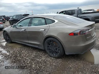 2015 Tesla Model S 85D with VIN 5YJSA1E20FF117464, listed as a Copart auction lot 54194515 with 99,446 mi miles and Clean Title. Bid and sale history available at carsss.com. Image 2.