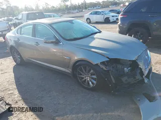 2013 Jaguar XF I4 RWD with VIN SAJWA0ES3DPU01767, listed as a IAAI auction lot 41704883 with 54,797 mi miles. Bid and sale history available at carsss.com. Image 1.