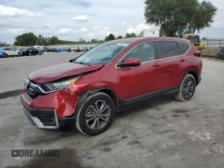 2022 Honda CR-V EX with VIN 5J6RW1H58NA016891, listed as a Copart auction lot 49615075 with 36,039 mi miles and Salvage Title. Bid and sale history available at carsss.com. Image 1.