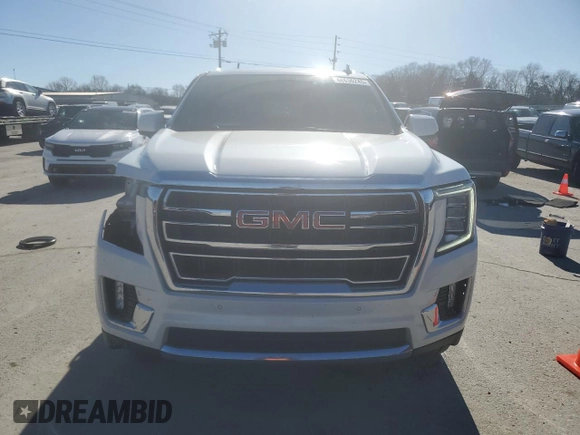 2021 GMC Yukon SLT with VIN 1GKS2BKD4MR362689, listed as a Copart auction lot 88636245 with 93,039 mi miles and Salvage Title. Bid and sale history available at carsss.com. Image 5.