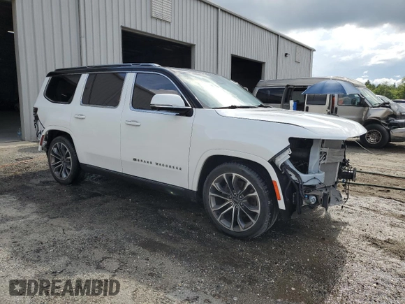 2022 Jeep Grand Wagoneer Series III с VIN 1C4SJVGJ3NS104673, выставлен на аукционе Copart как лот 56624915 с пробегом 34 649 миль миль и На запчасти • Non repairable. История ставок и продаж доступна на DreamBid. Изображение 4.