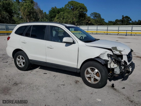 2008 Hyundai Santa Fe GLS with VIN 5NMSG73D18H140274, listed as a Copart auction lot 52156745 with 192,025 mi miles and Salvage Title. Bid and sale history available at carsss.com. Image 4.