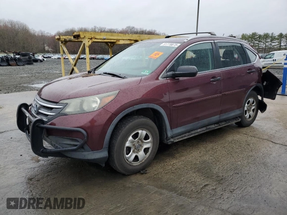 2014 Honda CR-V LX with VIN 5J6RM4H35EL111192, listed as a Copart auction lot 51778875 with 107,686 mi miles and Salvage Title. Bid and sale history available at carsss.com. Image 1.