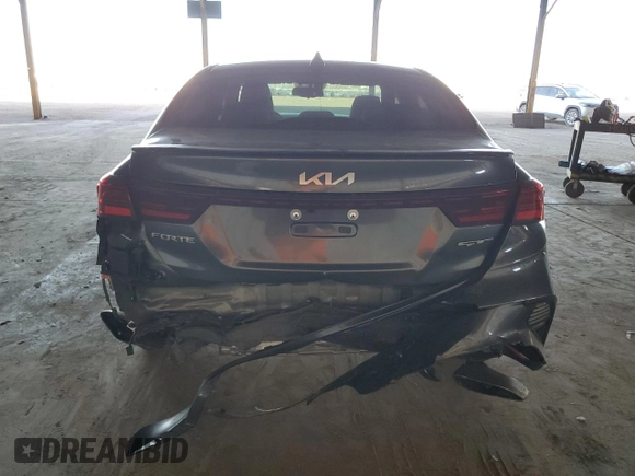 2022 Kia Forte GT with VIN 3KPF44AC8NE465235, listed as a Copart auction lot 77282544 with 16,155 mi miles and Salvage Title. Bid and sale history available at carsss.com. Image 6.