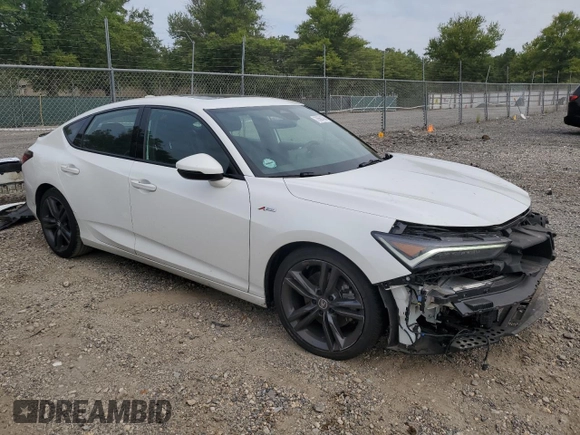 2023 Acura Integra w/A-Spec Technology Package with VIN 19UDE4H60PA024193, listed as a Copart auction lot 70561454 with 20,224 mi miles and Salvage Title. Bid and sale history available at carsss.com. Image 4.