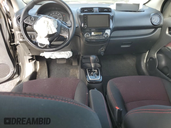 2024 Mitsubishi Mirage Black Edition with VIN ML32AWHJ5RH003144, listed as a Copart auction lot 63340375 with 80,712 mi miles and Salvage title. Bid and sale history available at DreamBid. Image 8.