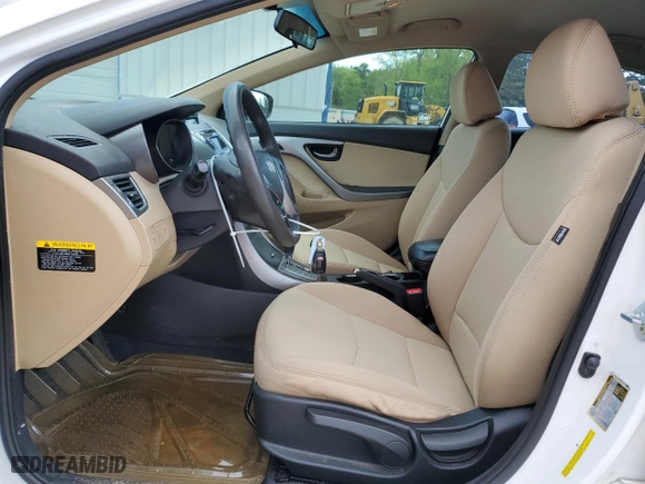 2013 Hyundai Elantra GLS with VIN 5NPDH4AE0DH262332, listed as a Copart auction lot 52781375 with 123,826 mi miles and Salvage Title. Bid and sale history available at carsss.com. Image 7.