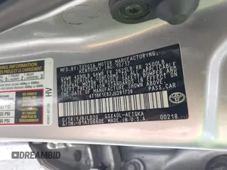2018 Toyota Avalon XLE with VIN 4T1BK1EB7JU281738, listed as a IAAI auction lot 42148342 with 118,049 mi miles and . Bid and sale history available at DreamBid. Image 9.