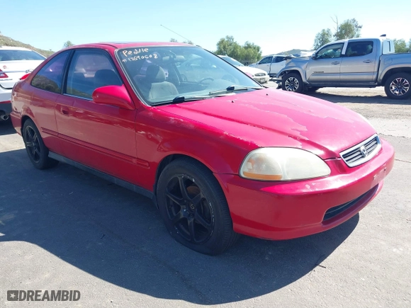 1998 Honda Civic EX with VIN 1HGEJ8248WL100096, listed as a IAAI auction lot 41848053 with 229,517 mi miles. Bid and sale history available at carsss.com. Image 1.