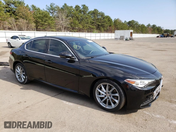 2018 Alfa Romeo Giulia with VIN ZARFAEBNXJ7576920, listed as a Copart auction lot 49524873 with 35,064 mi miles. Bid and sale history available at carsss.com. Image 4.